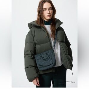 UNIQLO Seamless Down Parka Olive NWOT